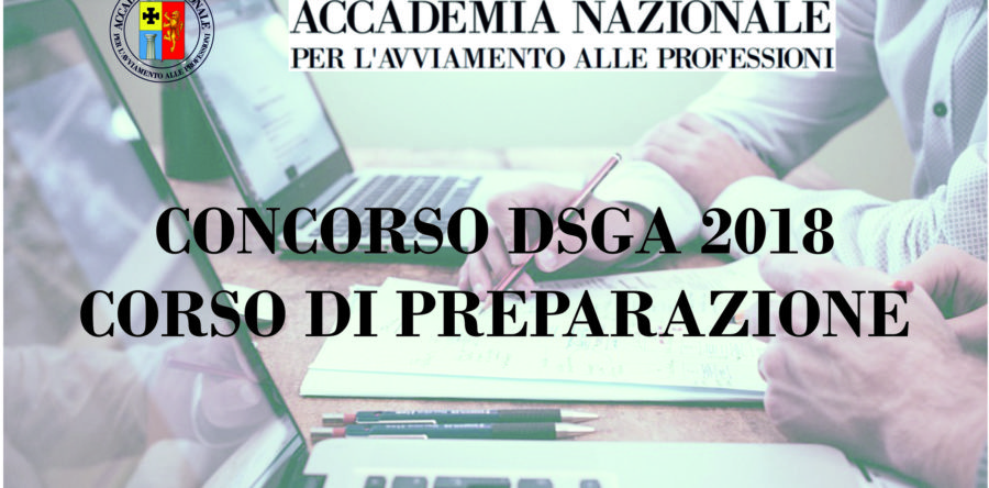 CORSO DSGA
